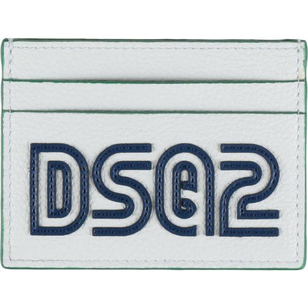 portafogli Dsquared2 bianco tinta unita