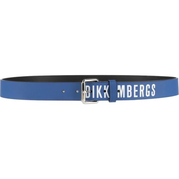 cinture Bikkembergs bianco con stampe