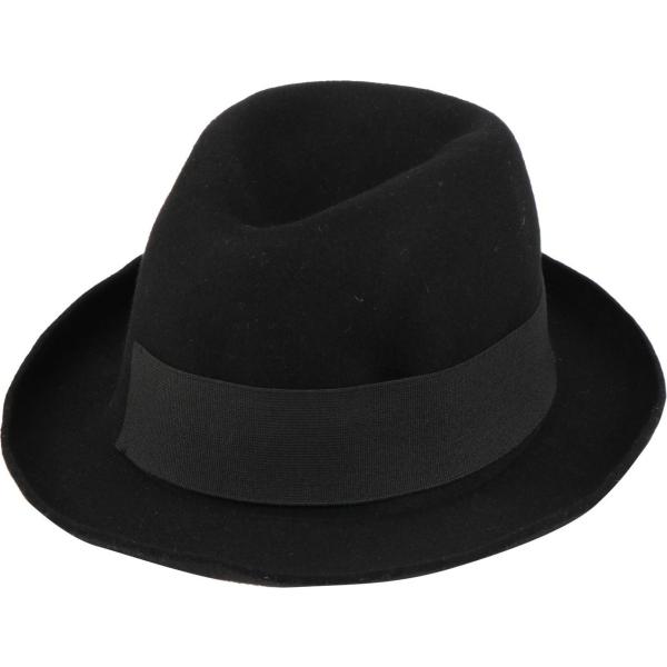 cappelli Scha nero tinta unita