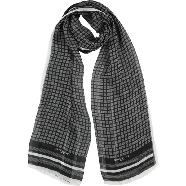sciarpe Givenchy nero con stampe