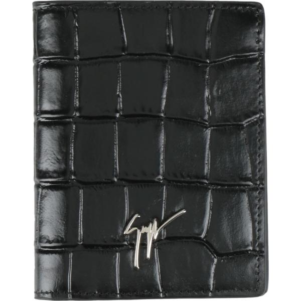 portafogli Giuseppe Zanotti nero con stampe