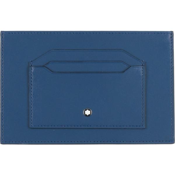 portafogli Montblanc blu tinta unita