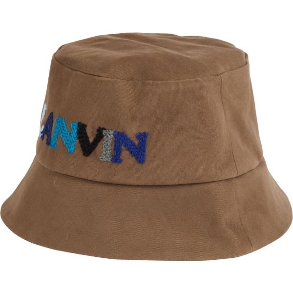 cappelli Lanvin marrone tinta unita