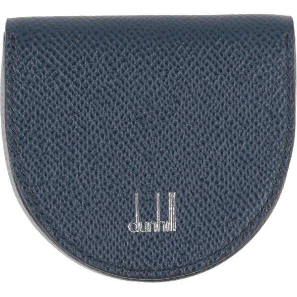 portamonete Dunhill blu tinta unita