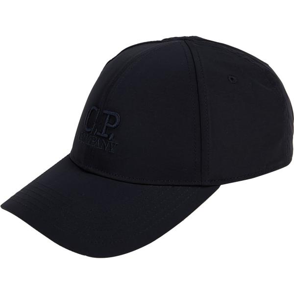 cappelli con visiera C.p. Company blu tinta unita