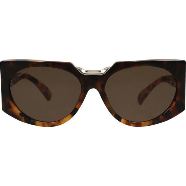 occhiali da sole Max Mara marrone con stampe