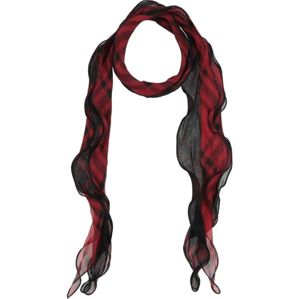 sciarpe Burberry rosso scozzese