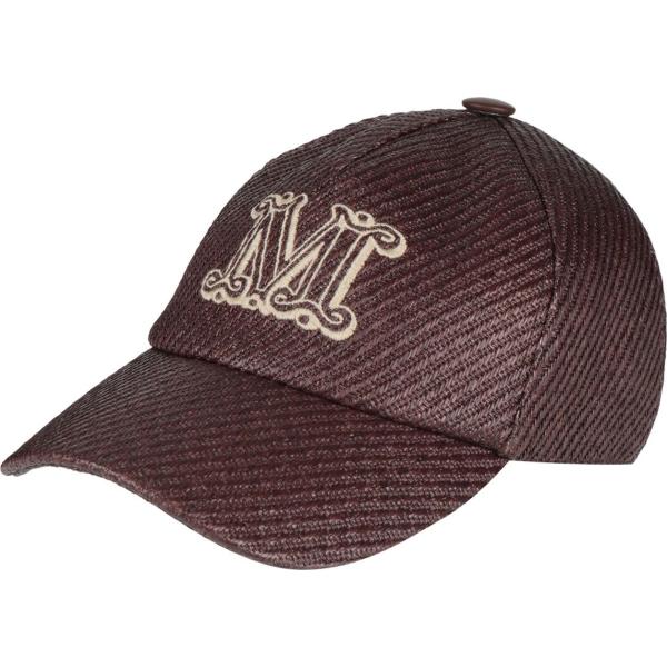 cappelli con visiera Max Mara marrone tinta unita