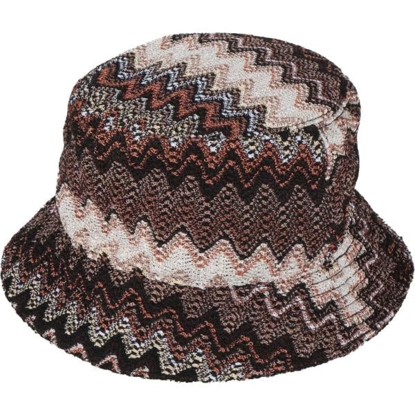 cappelli Missoni marrone con stampe