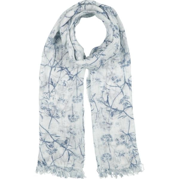 sciarpe 120% Lino bianco a fiori