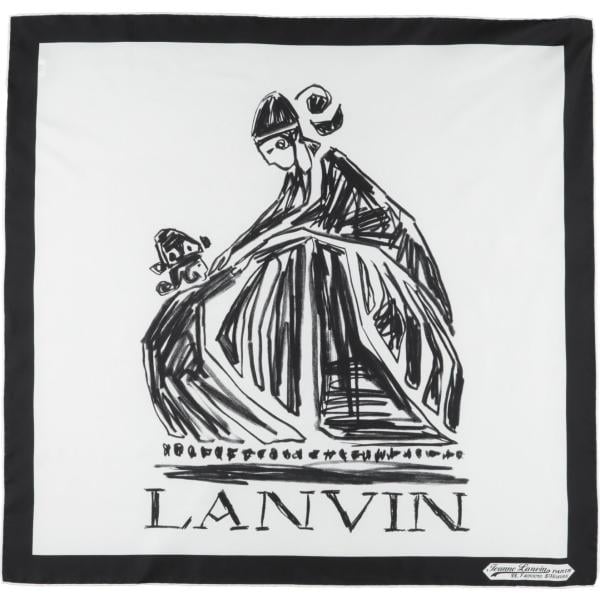 Sciarpa da donna in bianco neve Lanvin Lanvin