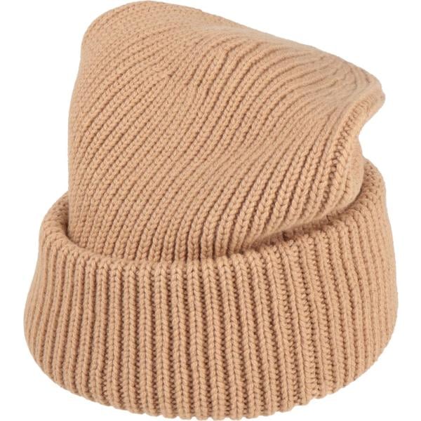 Cappello da donna in marrone chiaro in cashmere Fabiana Filippi