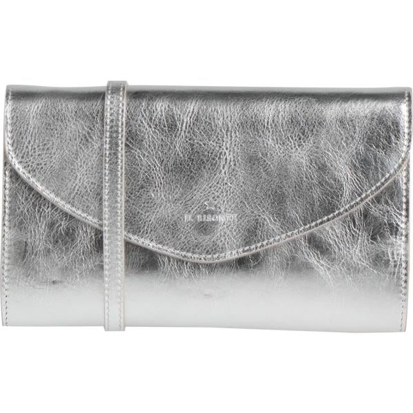 Pochette da donna in grigio chiaro Il Bisonte