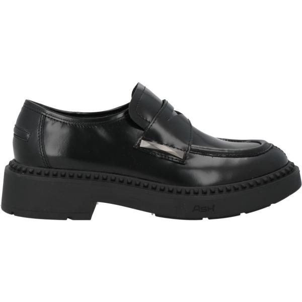 mocassini Ash nero tinta unita