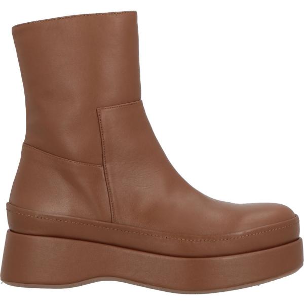 stivaletti Paloma Barceló marrone tinta unita