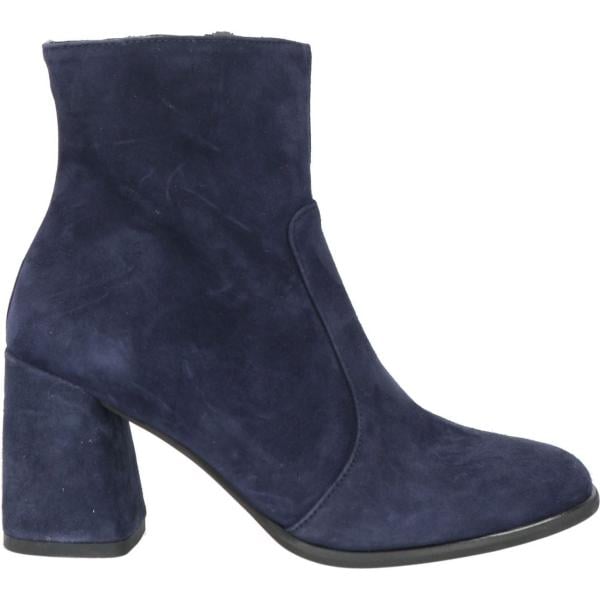 stivaletti Massimo Baldi blu tinta unita