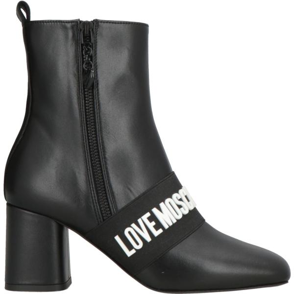 stivaletti Love Moschino nero tinta unita