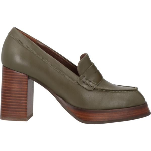 mocassini Alohas verde tinta unita