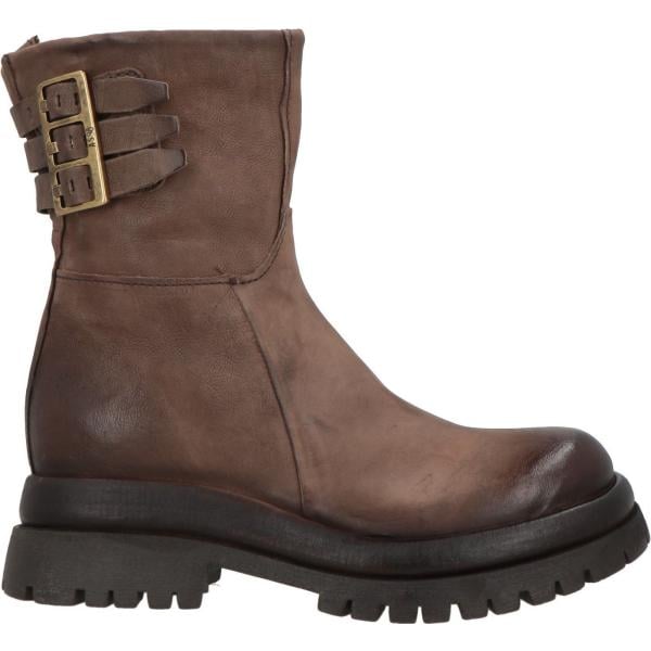 stivaletti A.s.98 marrone tinta unita