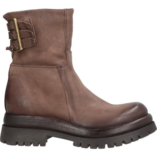 stivaletti A.s.98 marrone tinta unita