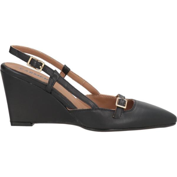 décolleté Carmens nero tinta unita