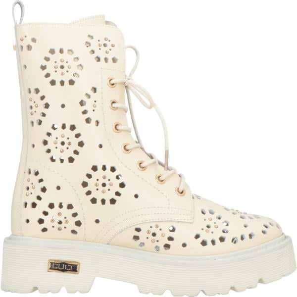 anfibi Cult bianco tinta unita