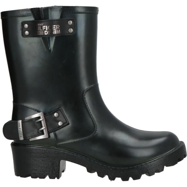 stivaletti Tommy Hilfiger nero tinta unita