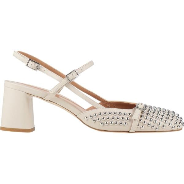 décolleté J.a.p. Jose Antonio Pereira bianco tinta unita