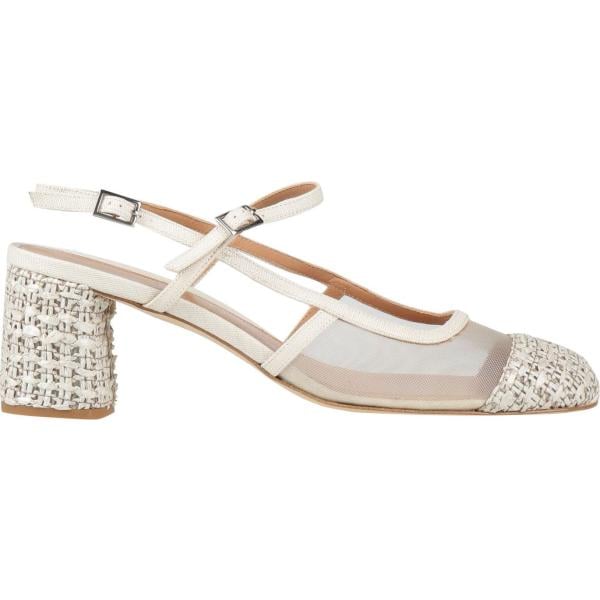 décolleté J.a.p. Jose Antonio Pereira bianco tinta unita