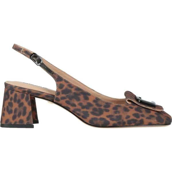 décolleté Lola Cruz bianco animalier