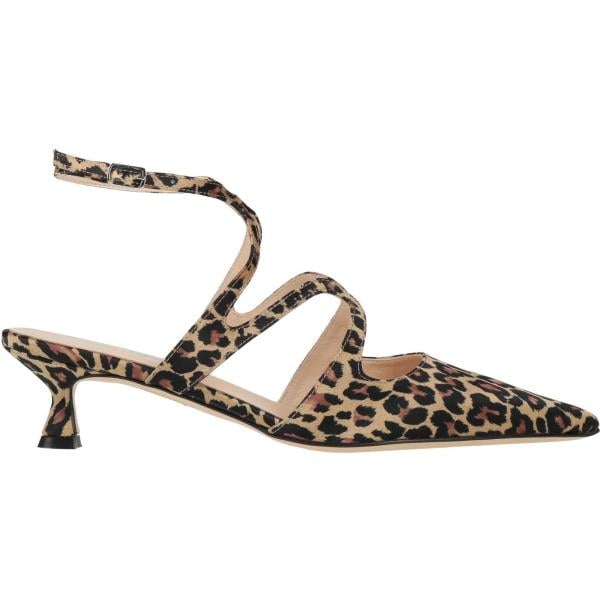 décolleté Anna F. bianco animalier