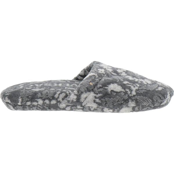 Pantofole da donna in bianco neve in cashmere Versace