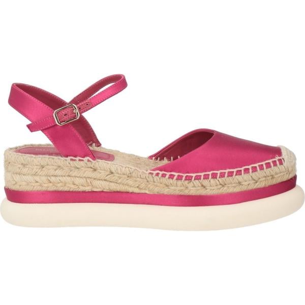 Espadrillas da donna platform a punta tonda con cinturino in pelle Paloma Barceló