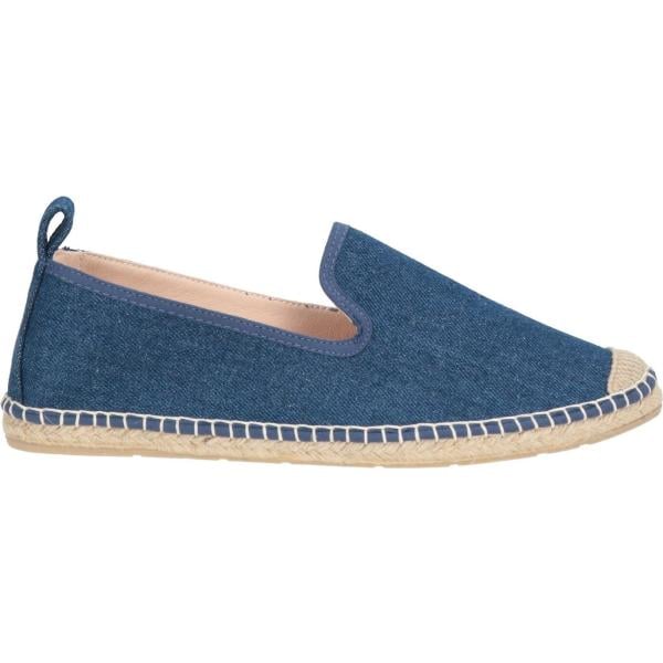 Espadrillas da donna in bianco neve a punta tonda in pelle Antonia's