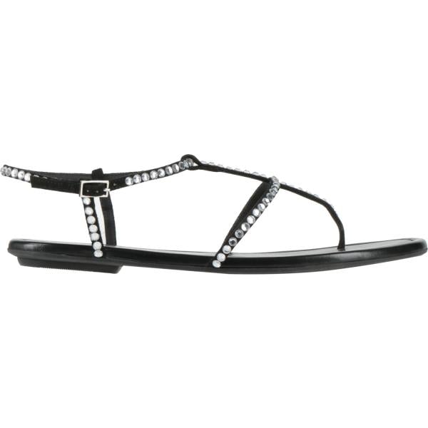 Infradito da donna in bianco neve effetto scamosciato a punta tonda slingback in pelle Loriblu