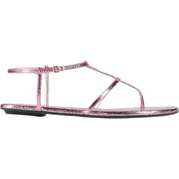 Infradito da donna in bianco neve animalier effetto laminato a punta tonda slingback in pelle Loriblu Loriblu