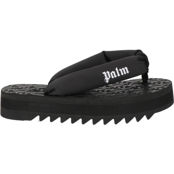 Ciabatte da donna in nero pece platform a punta tonda PALM ANGELS x SUICOKE PALM ANGELS x SUICOKE