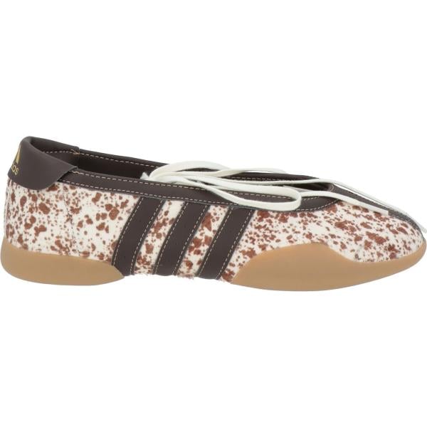 Ballerine da donna in bianco neve animalier a punta tonda con lacci Adidas Adidas