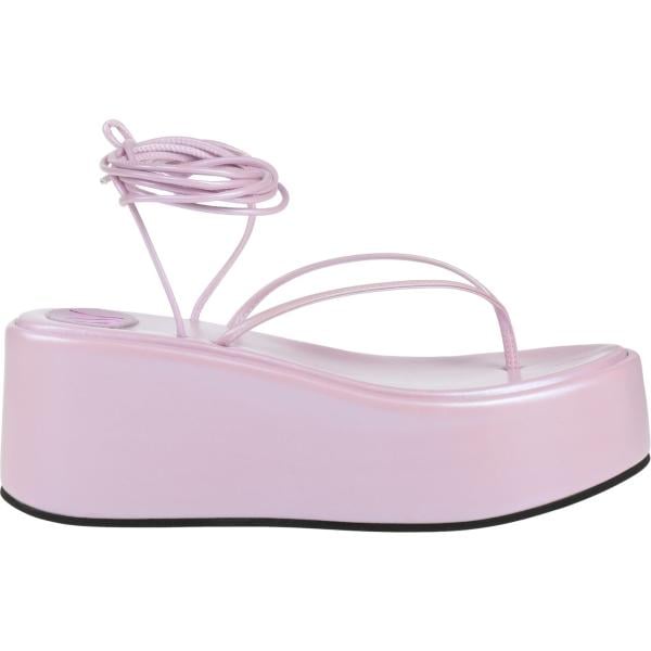 Ciabatte da donna in viola chiaro a punta tonda Bettina Vermillon Bettina Vermillon