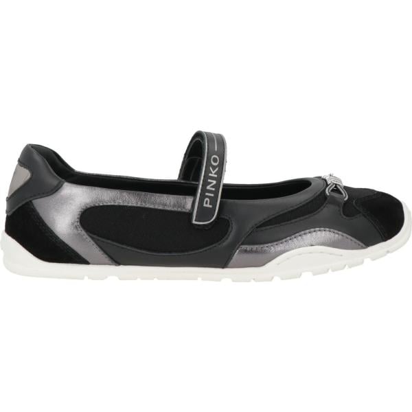 Ballerine da donna a punta tonda in pelle Pinko