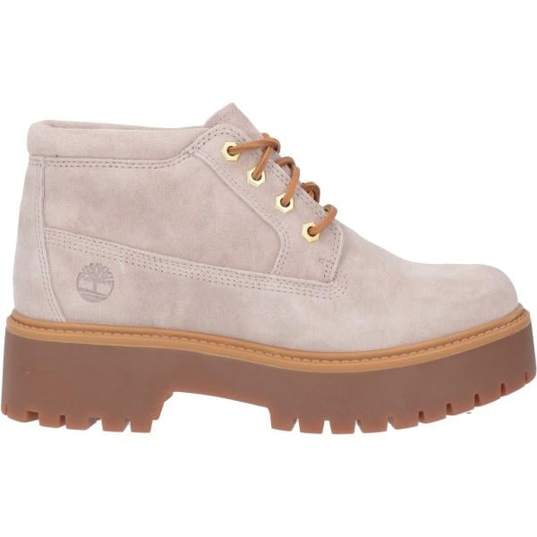 Stivaletti da donna in viola chiaro effetto scamosciato platform a punta tonda con lacci Timberland Timberland