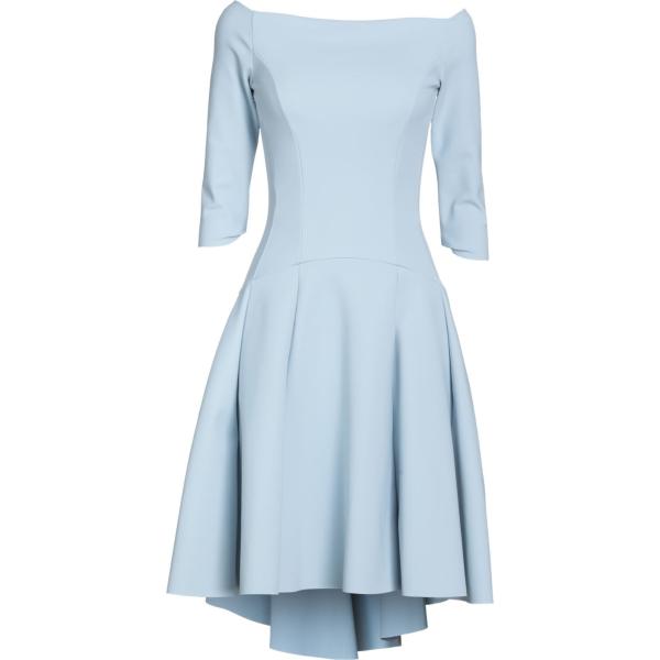 vestiti corti Chiara Boni La Petite Robe blu tinta unita
