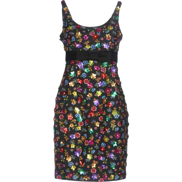 vestito corto Moschino nero a fiori