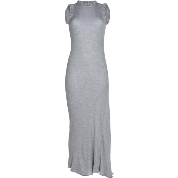 vestiti lunghi Pinko grigio tinta unita