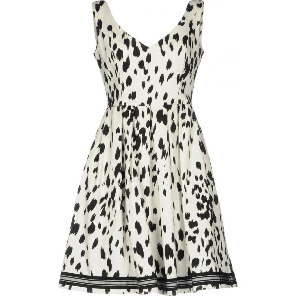 vestiti corti Twinset bianco animalier
