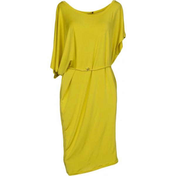 vestiti midi/longuette Liu •Jo giallo tinta unita