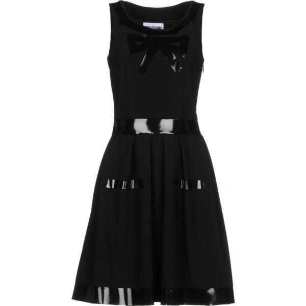vestiti corti Moschino nero con stampe