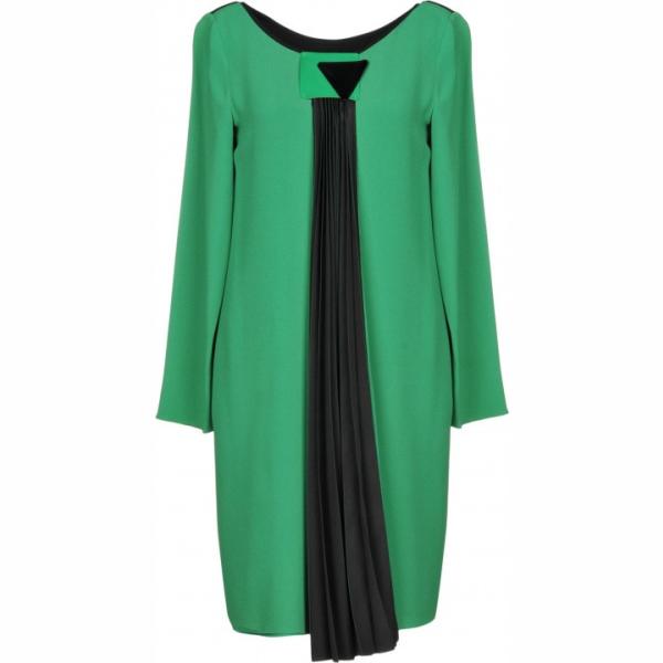 vestiti corti Emporio Armani verde tinta unita