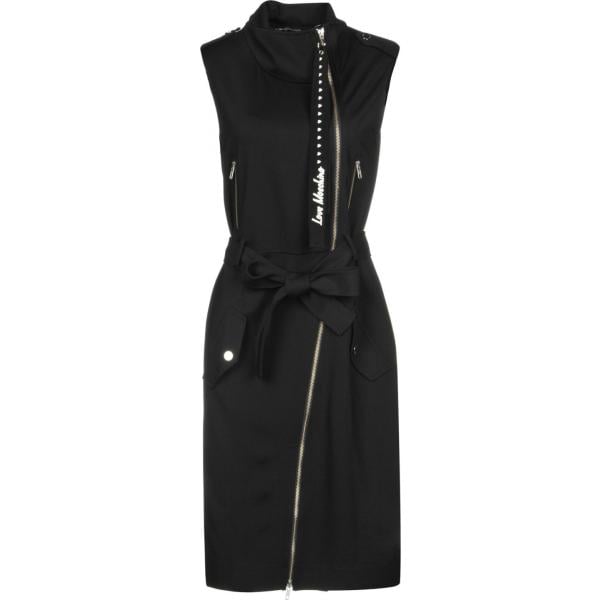 vestiti midi/longuette Love Moschino nero tinta unita