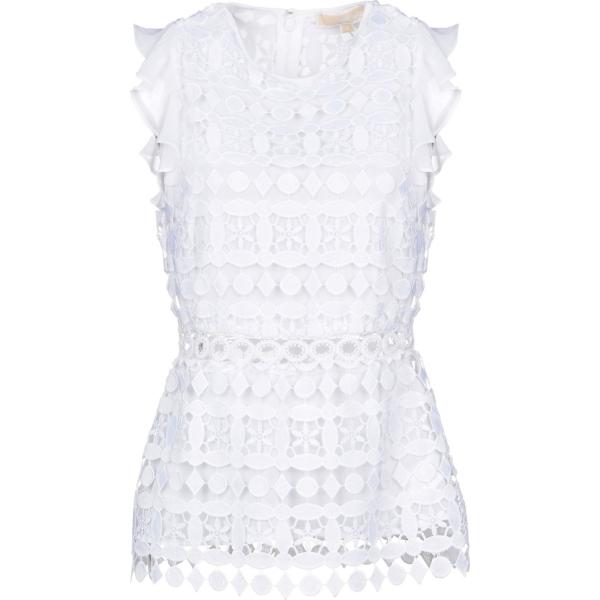 top Michael Michael Kors bianco tinta unita